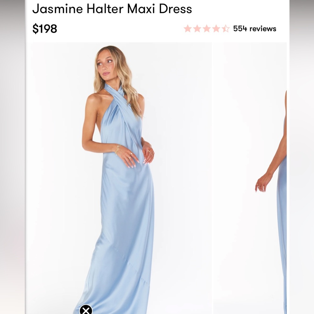 Jasmine Halter Maxi Dress